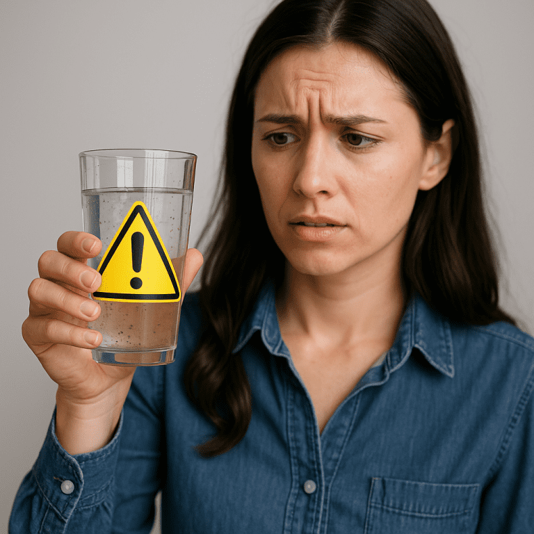 Acqua tossica rischi salute